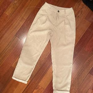 Corduroy tan pant